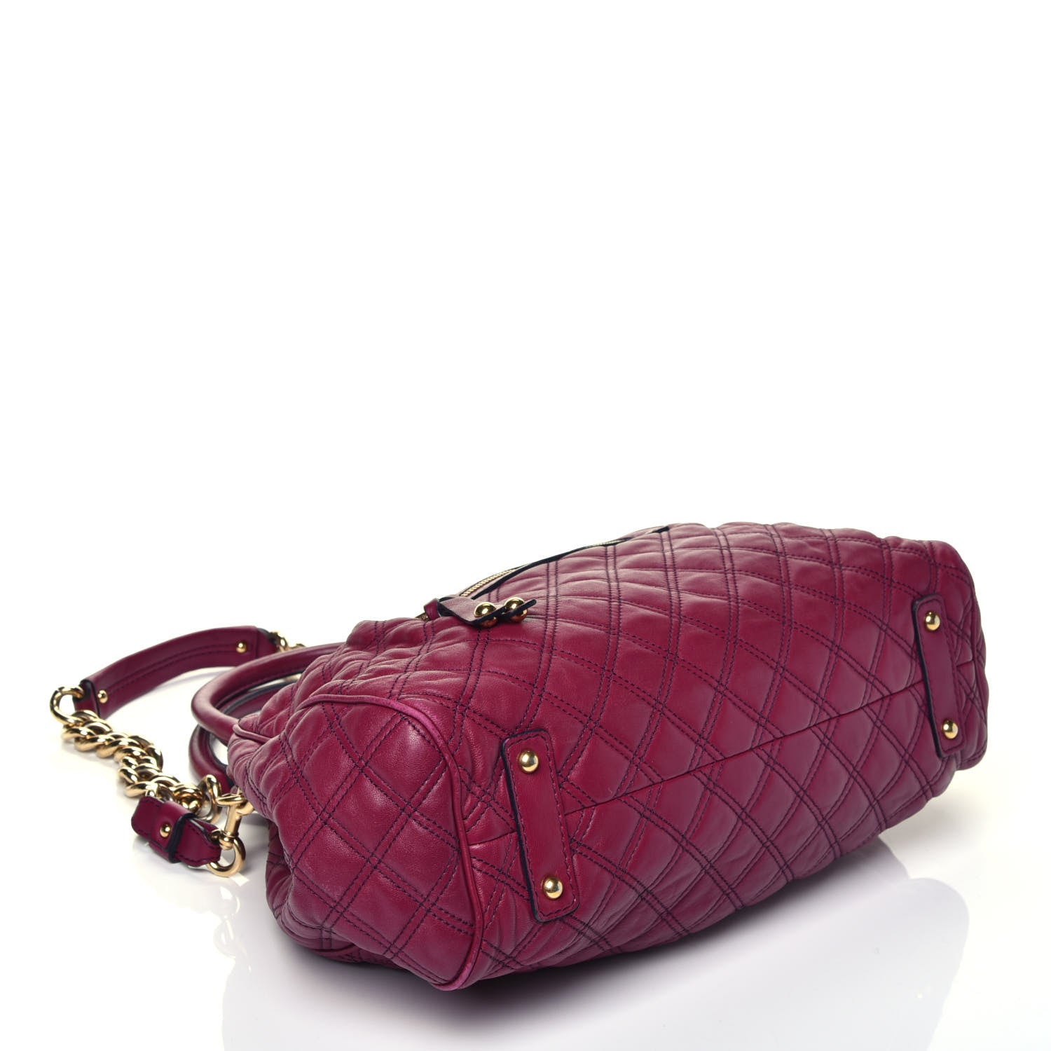 Marc Jacobs Lambskin Quilted Stam Violet 5 of 10