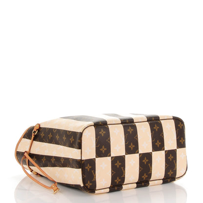 Louis Vuitton Monogram Rayures Neverfull MM 4 of 9