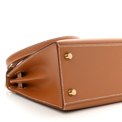 Hermes Epsom Kelly Sellier 25 Gold 7 of 38