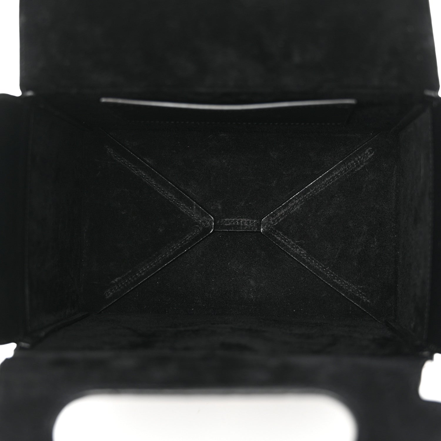 Saint Laurent Calfskin Monogram Take Away Box Black 5 of 12