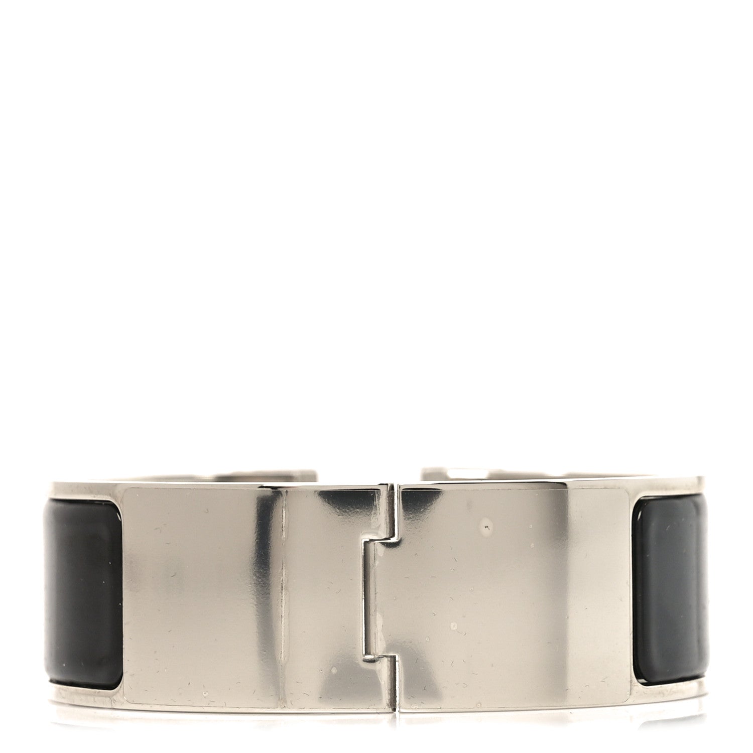 Hermes Enamel Wide Clic Clac H Bracelet PM Black 6 of 10