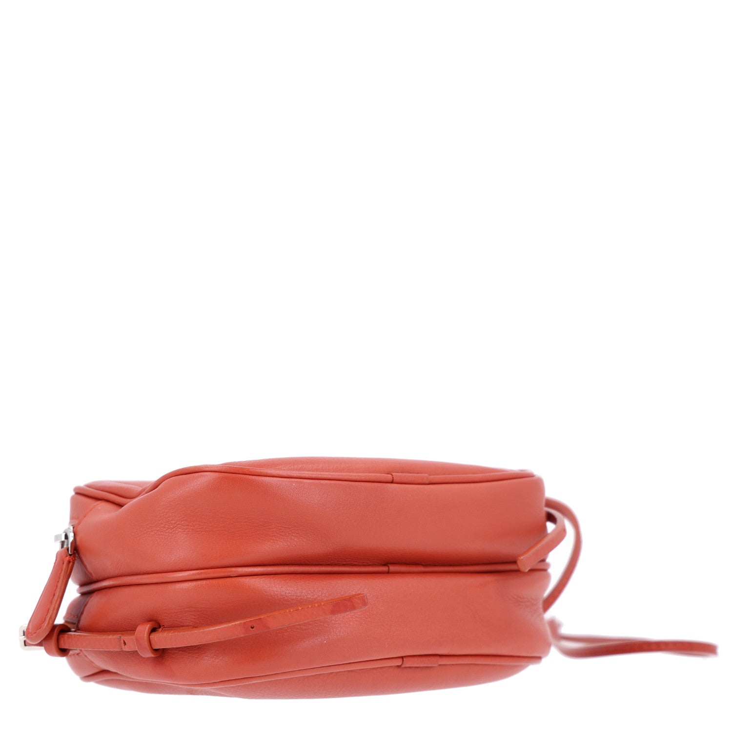 The Row ROW Grained Calfskin Mini Twin Crossbody Bag Brick 3 of 9