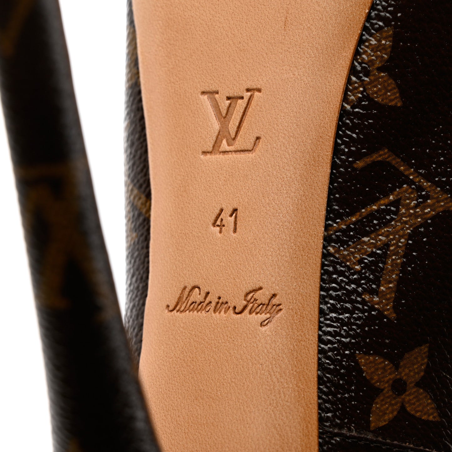 Patent Monogram Ritual Fetish Platform Pumps 41