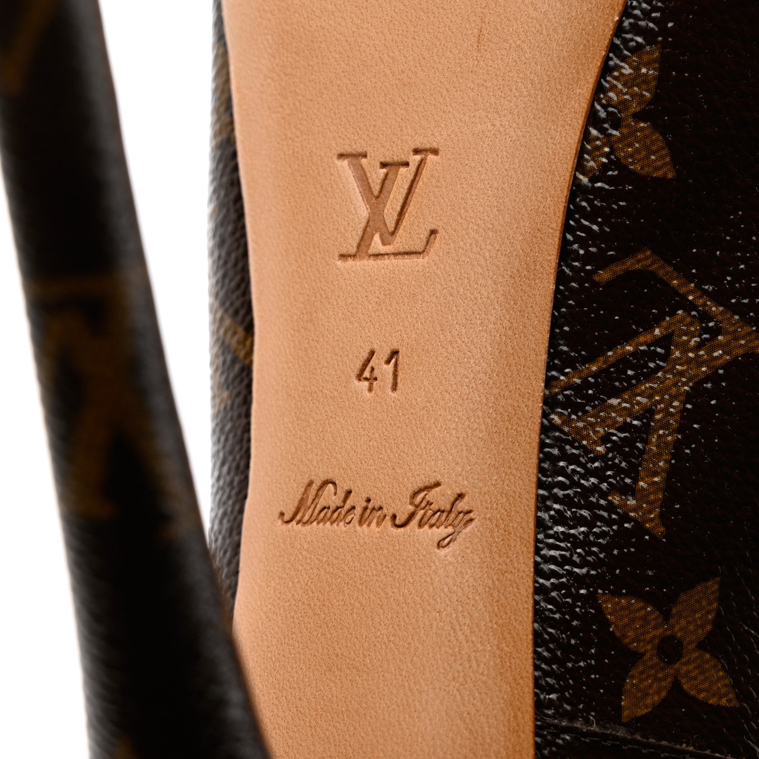 Louis Vuitton Patent Monogram Ritual Fetish Platform Pumps 41 8 of 8