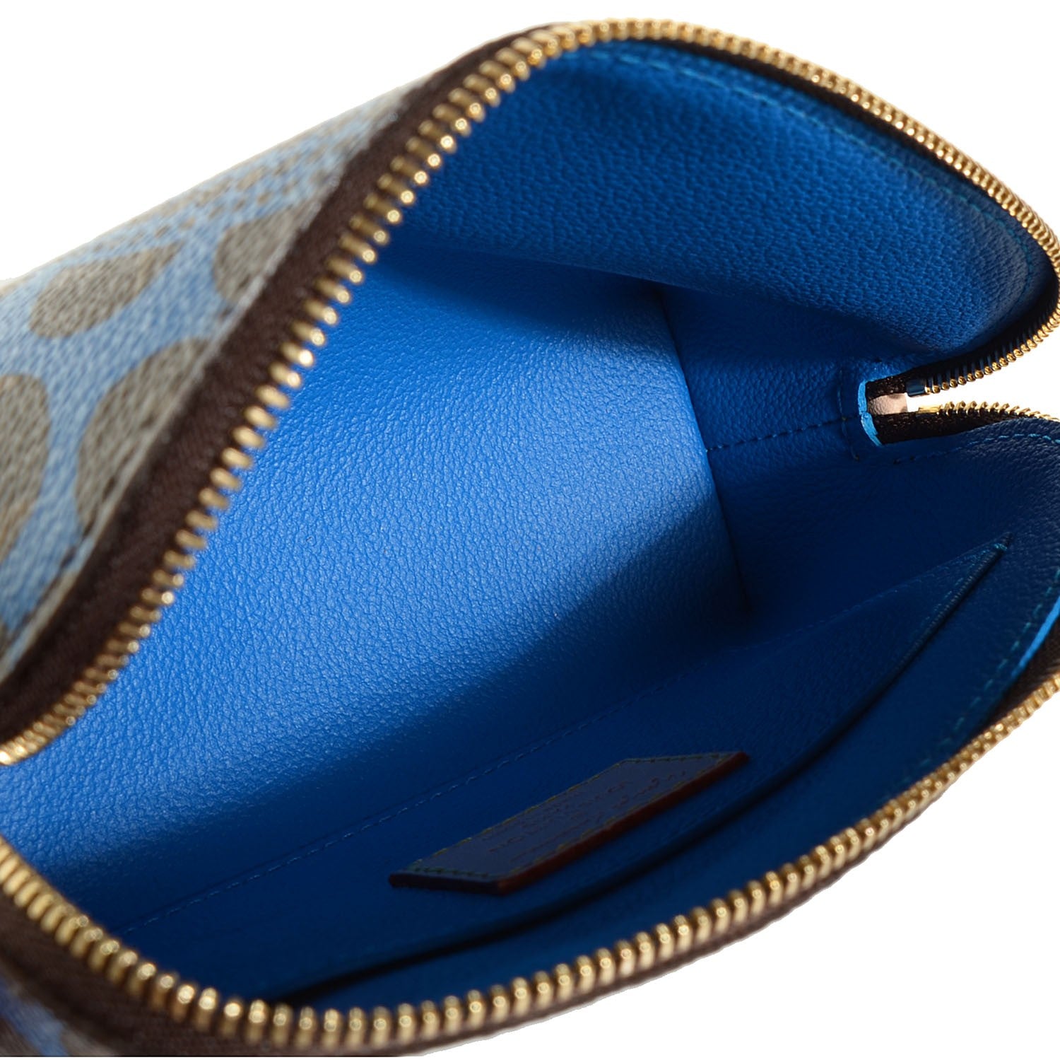 Louis Vuitton Monogram Kusama Pumpkin Dots Cosmetic Pouch Blue 5 of 7