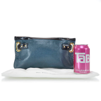 Balenciaga Leather Lune Clutch 2 of 7