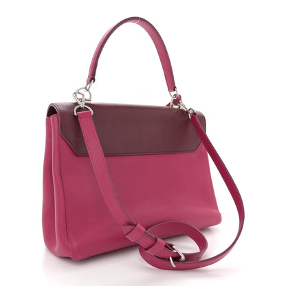 Louis Vuitton Calfskin Lockme II Top Handle Grenat Dahlia 3 of 11