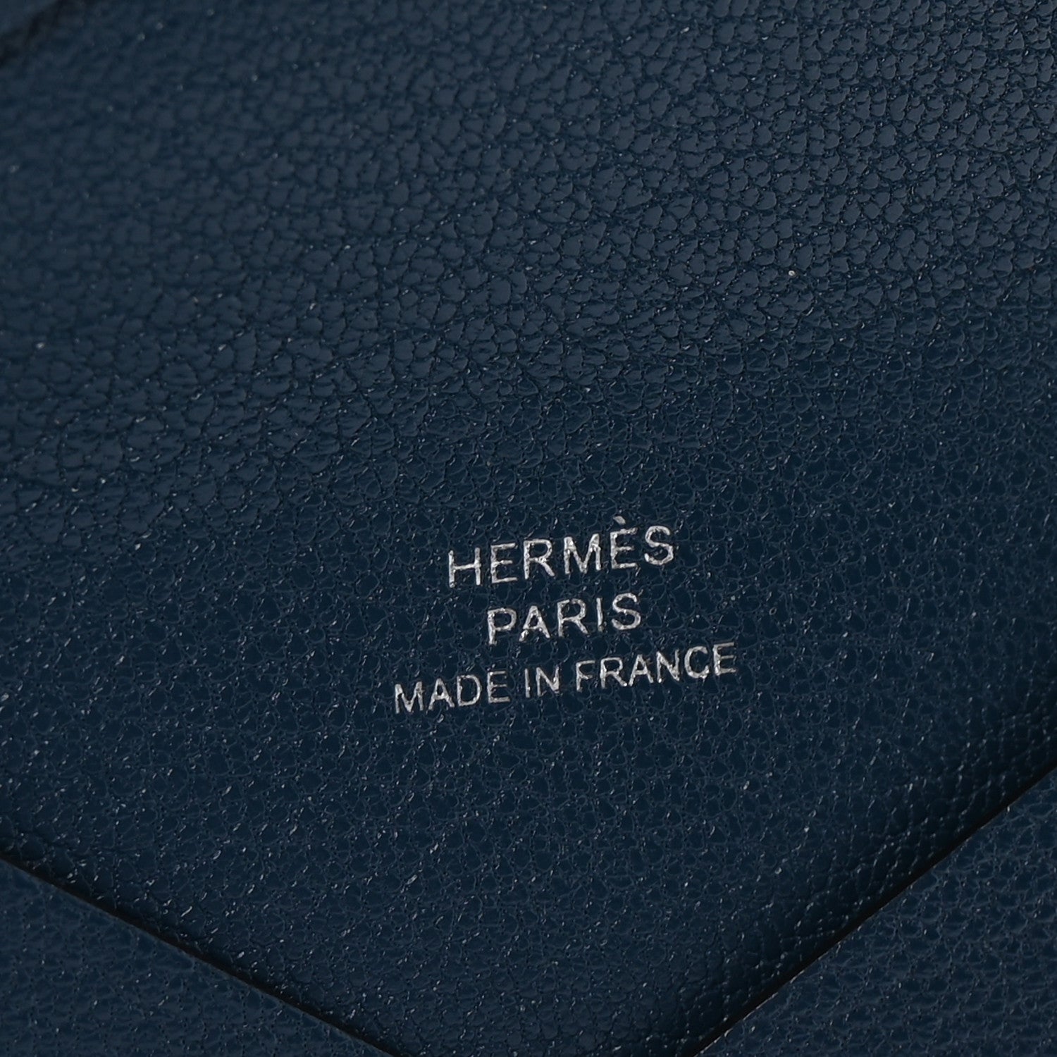 Hermes Chevre Chamkila Calvi Card Case Deep Bleu 6 of 7