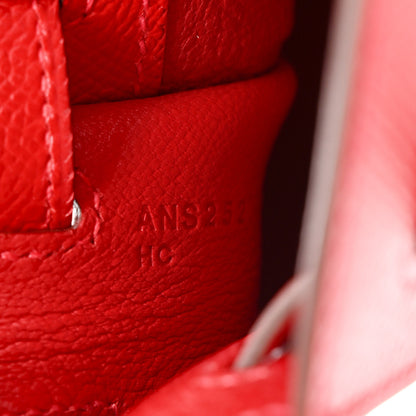 Hermes Epsom Kelly Sellier 25 Rouge Casaque 7 of 10