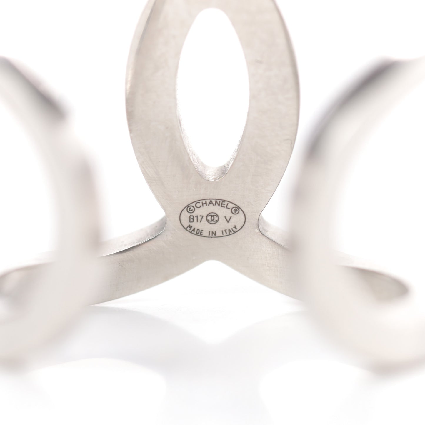 Metal CC Ring 61 Silver