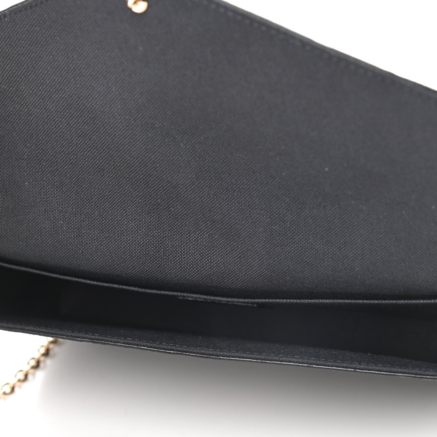 Empreinte Pochette Felicie Chain Wallet Black