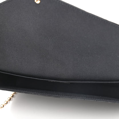 Louis Vuitton Empreinte Pochette Felicie Chain Wallet Black 8 of 11