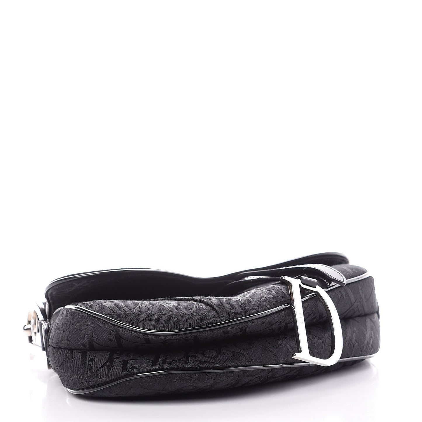 Monogram Saddle Bag Black