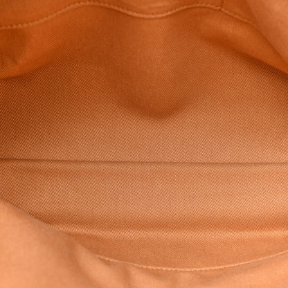 Chanel Grained Vegetal Calfskin Stitched Shopping Tote Tan 6 of 23