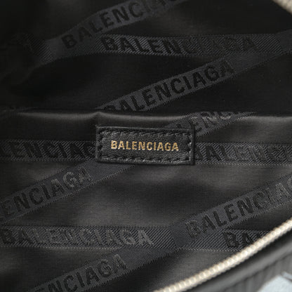 Balenciaga Agneau Arena Graffiti All Over XXS Souvenir Belt Bag Black White 6 of 10