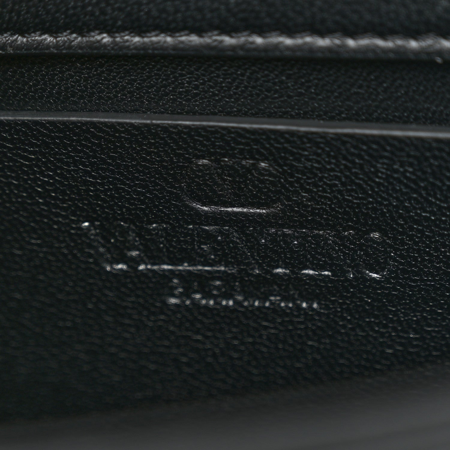 Valentino Garavani Shiny Calfskin Vlogo Small Shoulder Bag Black 6 of 9