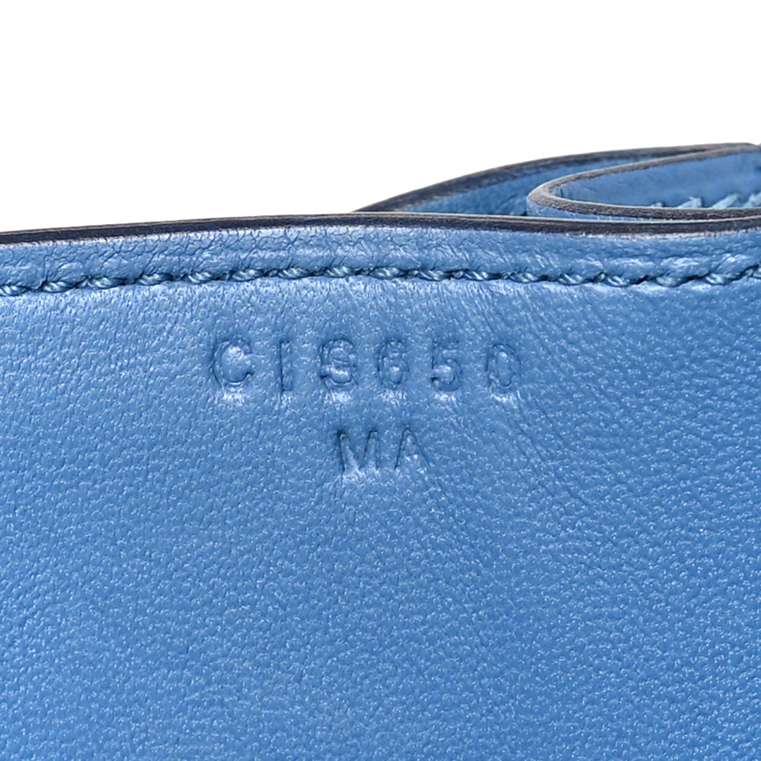 Hermes Epsom Constance 18 Bleu Azur 7 of 9