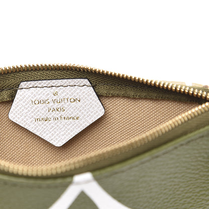 Louis Vuitton Monogram Giant Micro Pochette Accessories Kaki White 6 of 8
