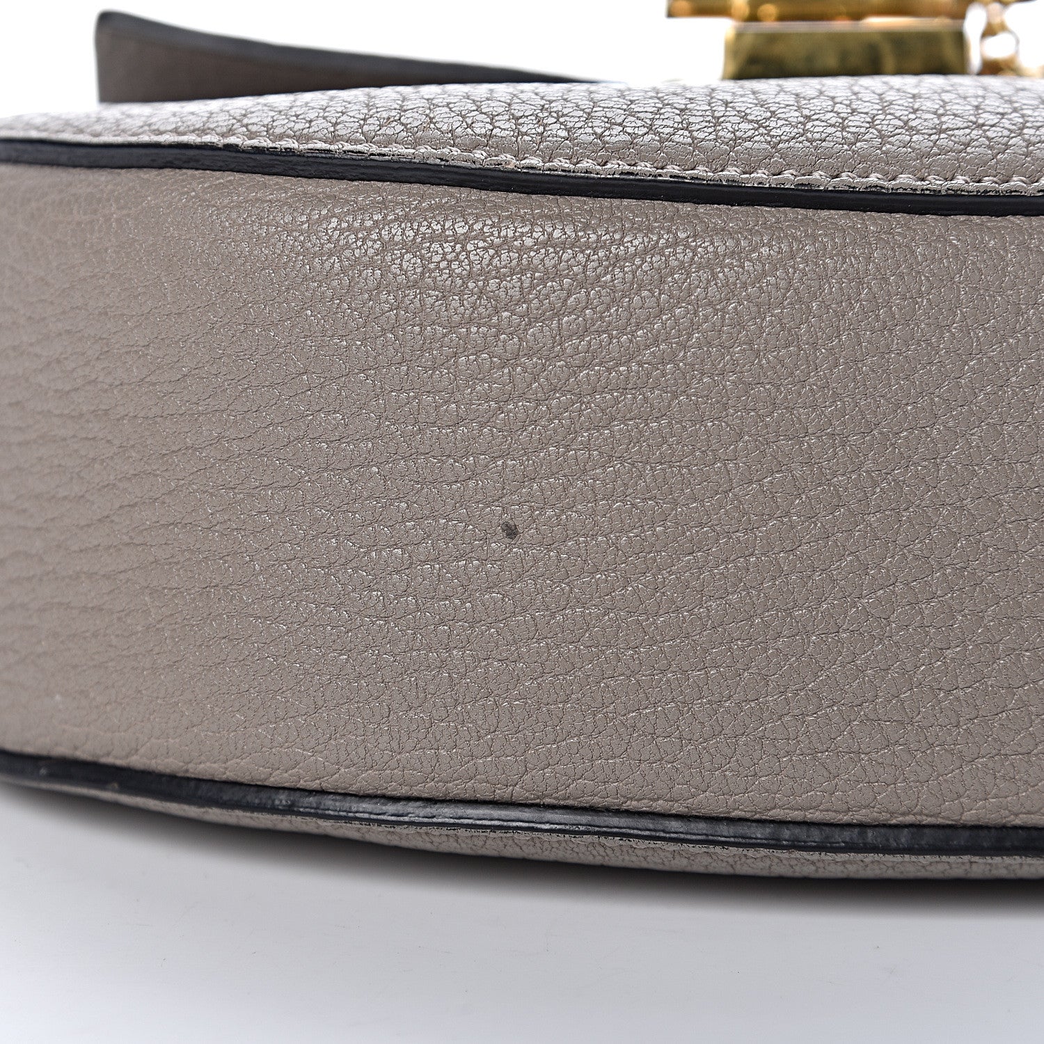Chloe Grained Lambskin Mini Drew Shoulder Bag Motty Grey 16 of 18