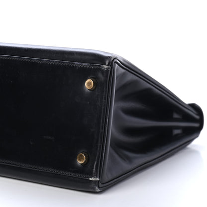 Hermes Box Kelly Retourne 32 Black 8 of 9