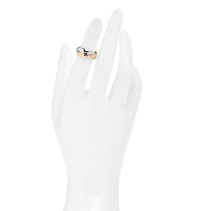 Cartier 18K Pink Yellow White Gold Classic Les Must De Cartier Trinity Ring 46 3.75 2 of 4