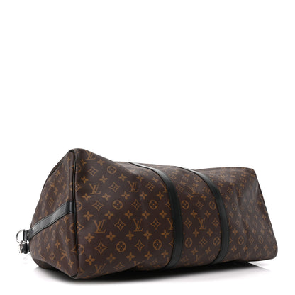 Louis Vuitton Monogram Macassar Keepall Bandouliere 55 3 of 8