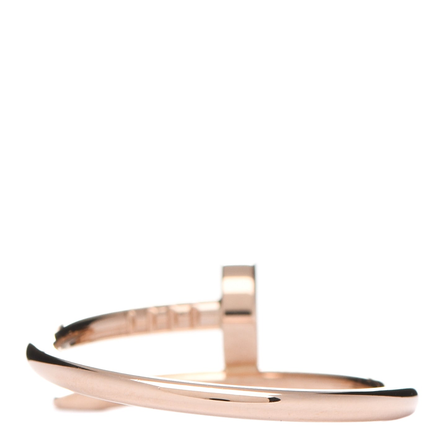 18K Pink Gold Small Juste Un Clou Ring 53 6.25