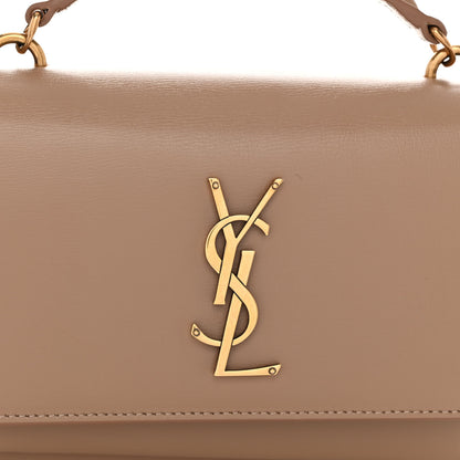 Saint Laurent Calfskin Monogram Sunset Chain Wallet Nude Powder 7 of 9