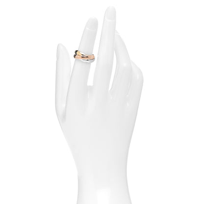 Cartier 18K Pink Yellow White Gold Classic Les Must De Cartier Trinity Ring 48 4.5 2 of 4