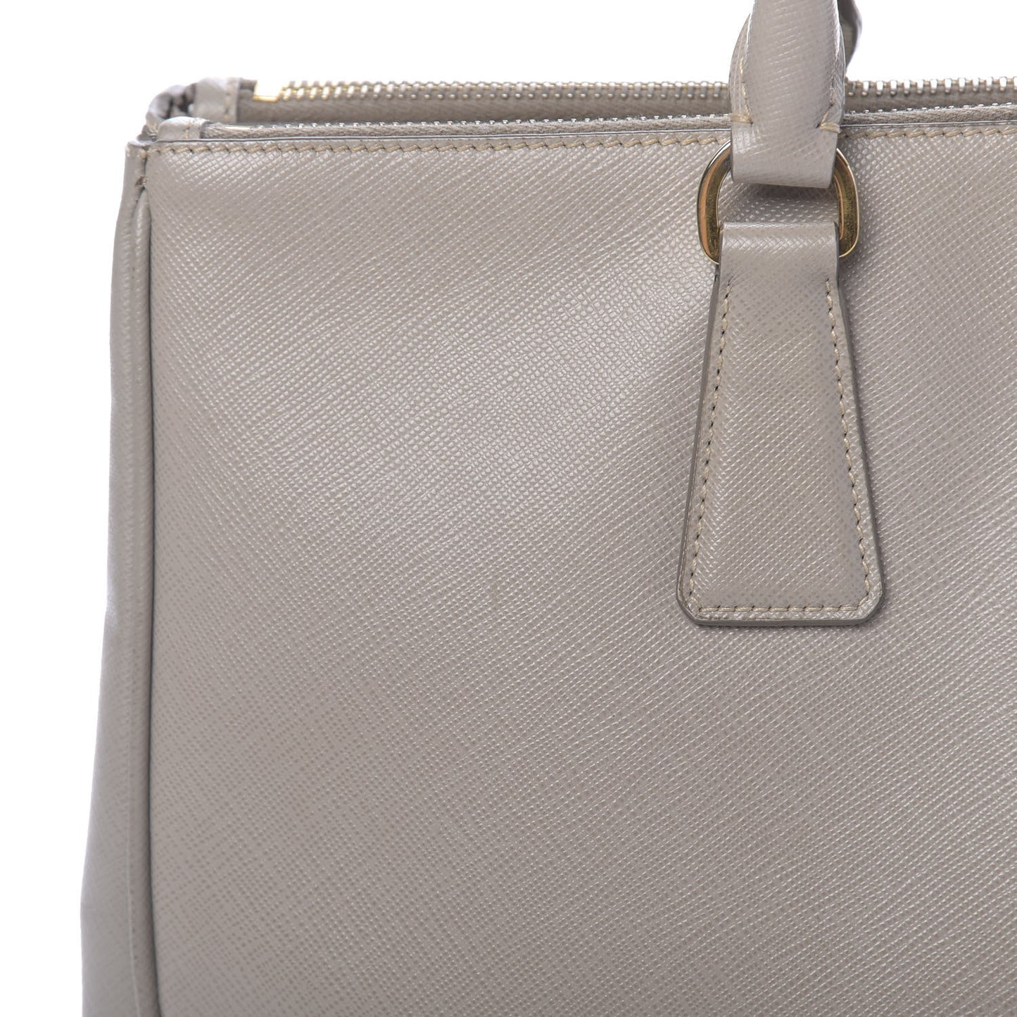 Saffiano Large Galleria Double Zip Tote Pomice