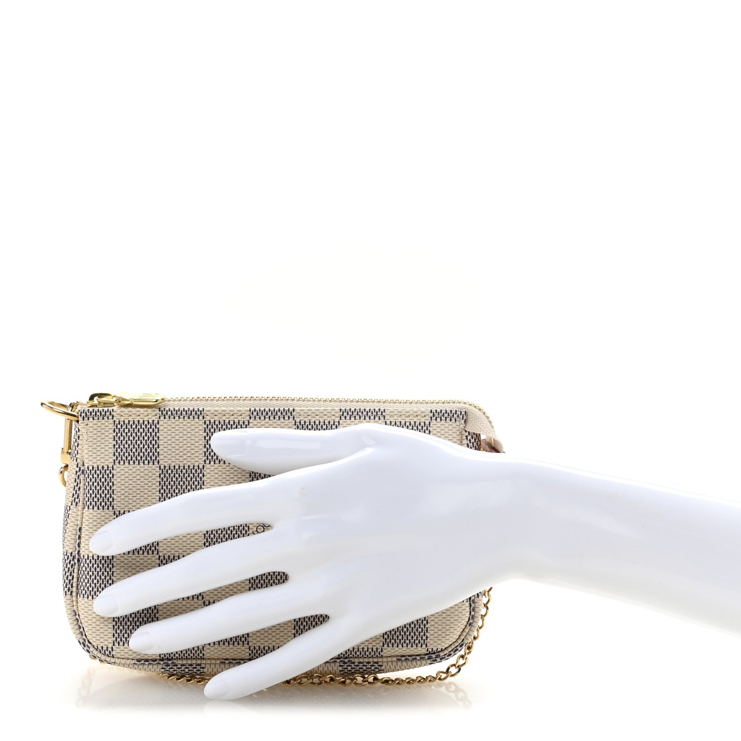 Louis Vuitton Damier Azur Mini Pochette Accessories 2 of 9
