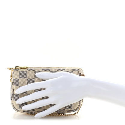 Louis Vuitton Damier Azur Mini Pochette Accessories 2 of 9
