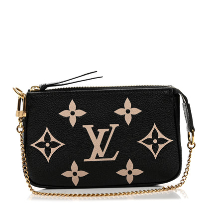 Louis Vuitton Empreinte Monogram Giant Mini Pochette Accessories Black 1 of 6