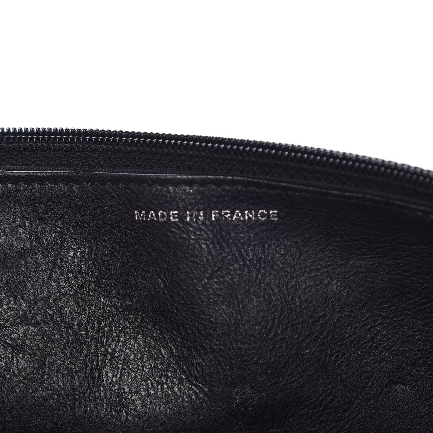 Calfskin Quilted Chain Around Boy Wallet On Chain WOC Black