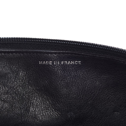 Chanel Calfskin Quilted Chain Around Boy Wallet On Chain WOC Black 7 of 11