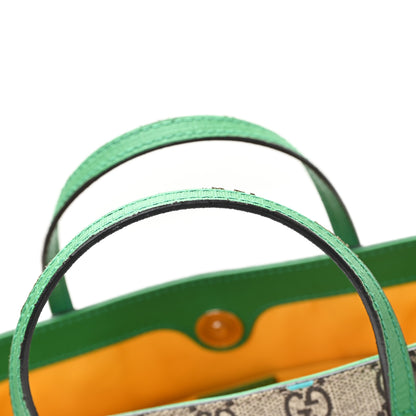 Gucci GG Supreme Monogram Ranch Childrens Tote Beige 10 of 10