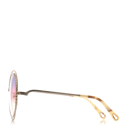 Chloe Oversized Round Carlina Oversized Round Sunglasses CE114ST Rainbow 3 of 7