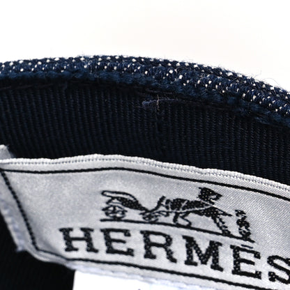 Hermes Denim Joanne Cap Hat 57 Indigo 11 of 13