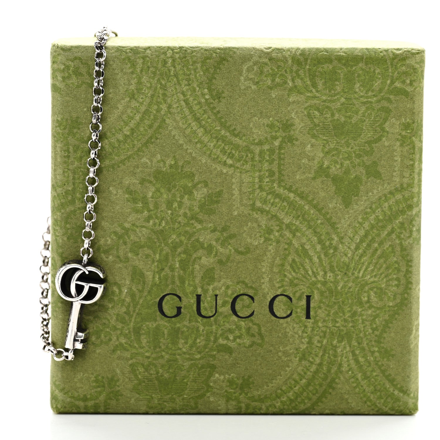 Gucci Sterling Silver Double G Key Bracelet 5 of 5