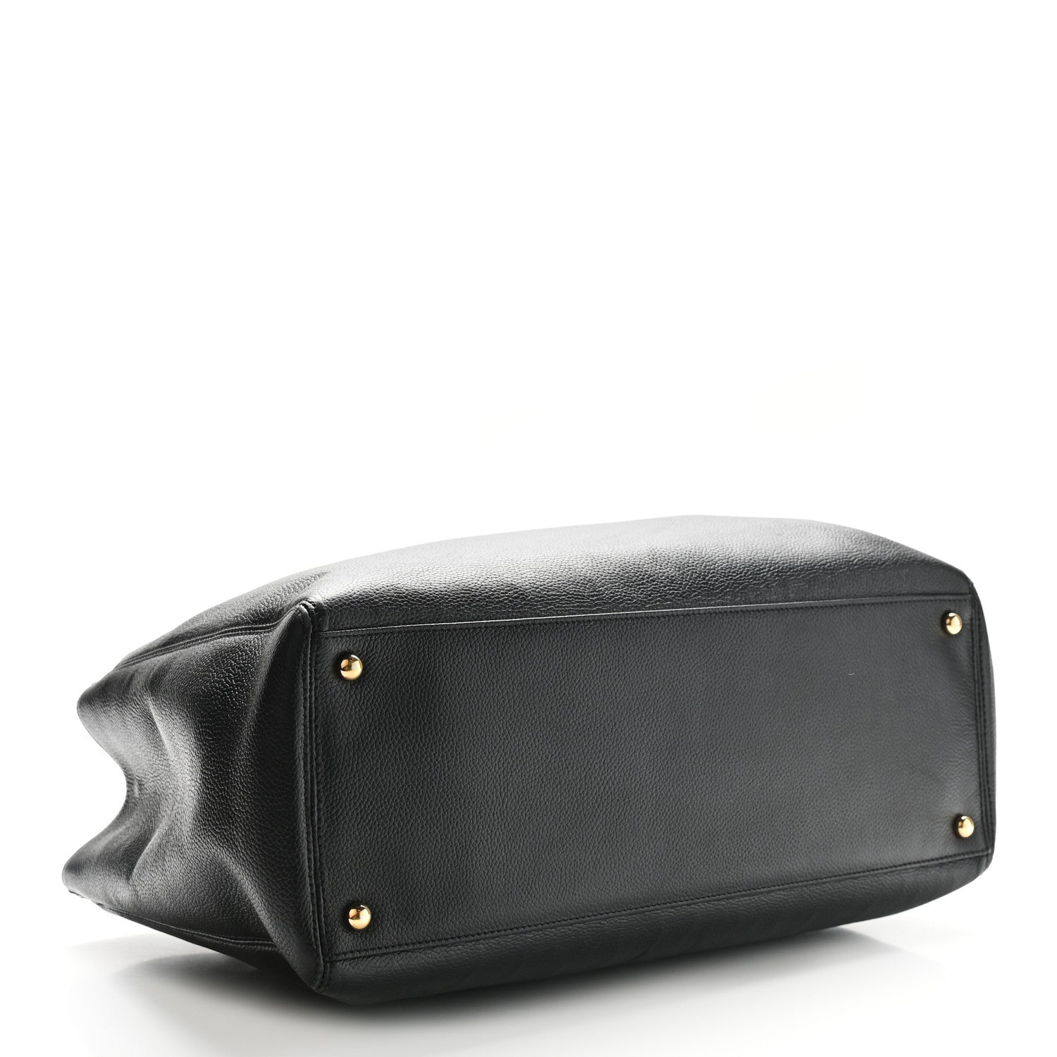 Chanel Calfskin Cerf Executive Shopper Tote Black 4 of 12