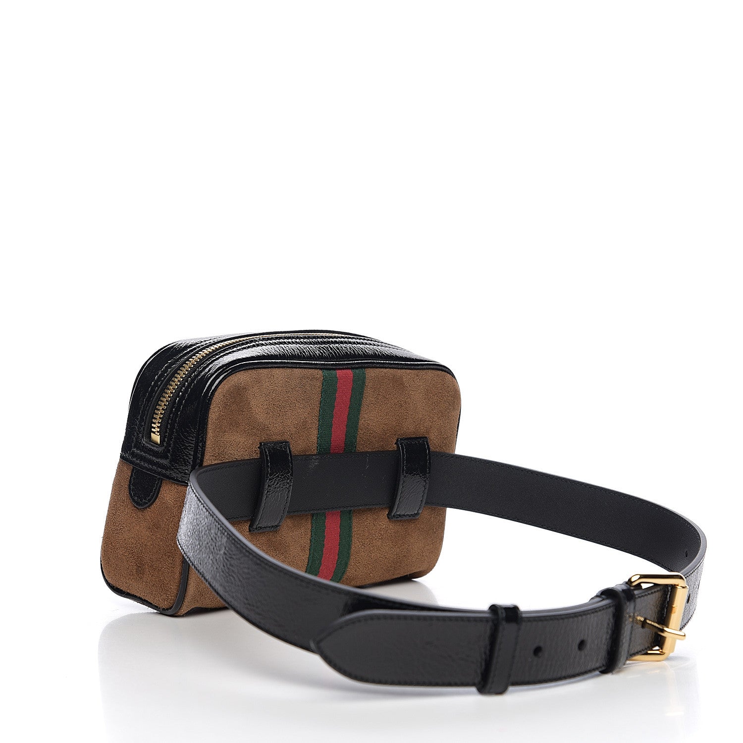 Gucci Suede Small Ophidia Belt Bag 75 30 Brown 2 of 10