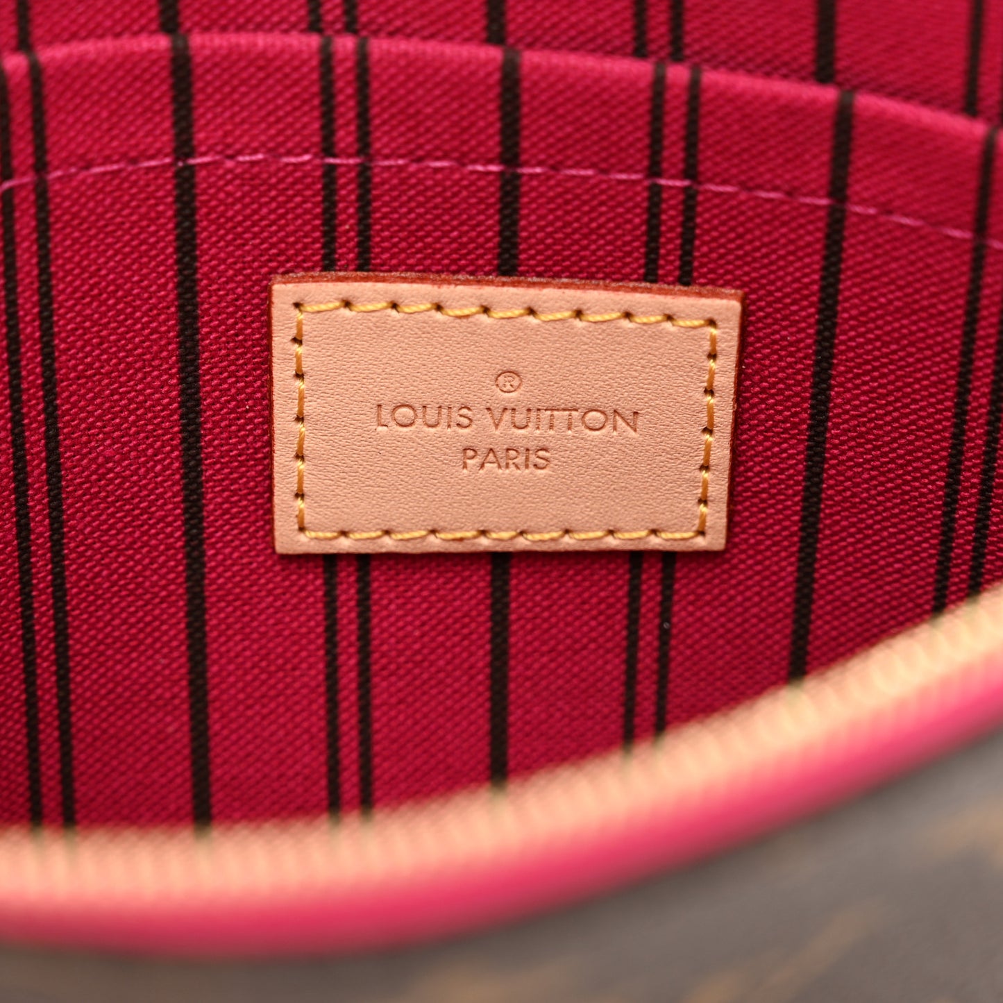 Monogram Neverfull MM GM Pochette Pivoine