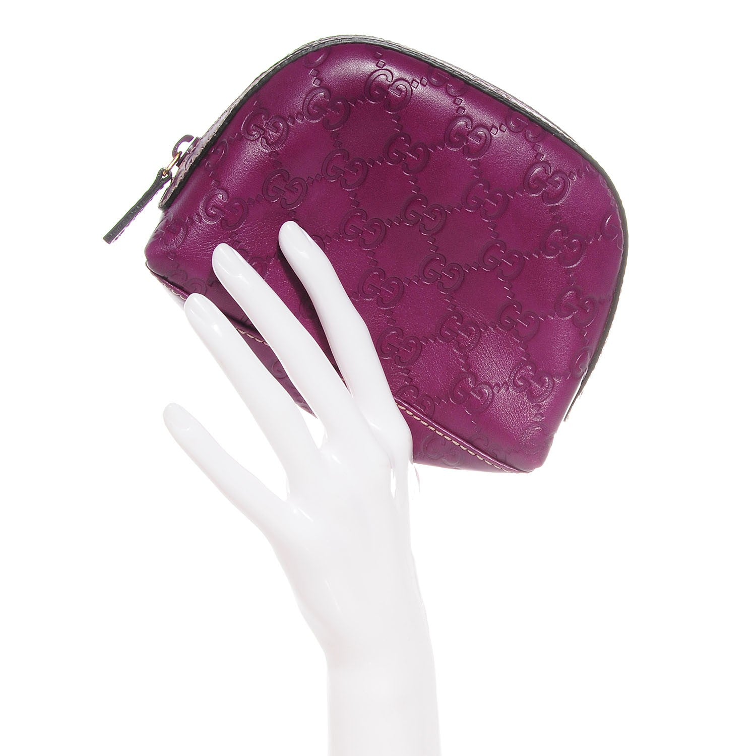 Gucci Guccissima GG Cosmetic Case Purple 3 of 10