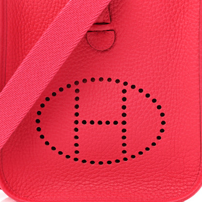 Hermes Taurillon Clemence Evelyne TPM Rose Extreme 7 of 10