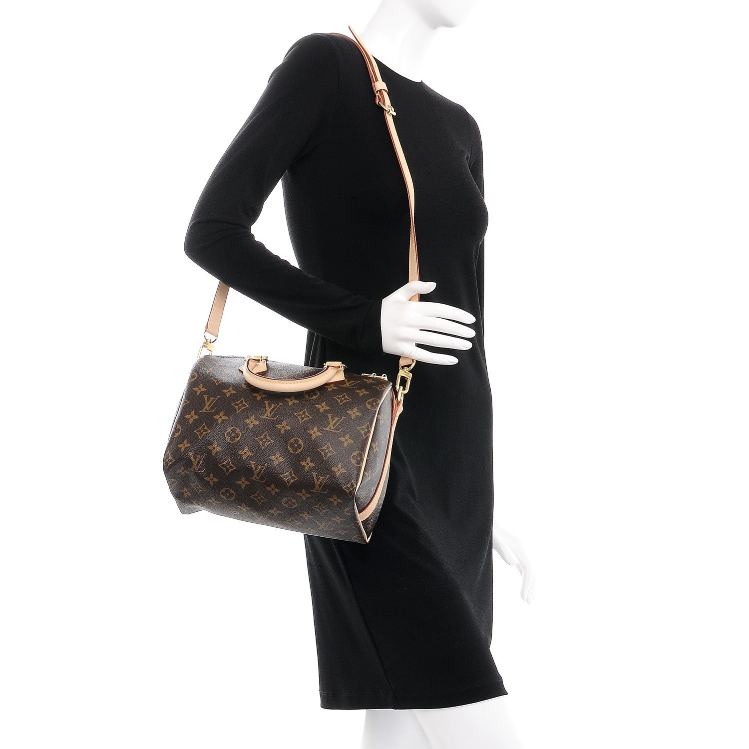 Louis Vuitton Monogram Speedy Bandouliere 25 2 of 11