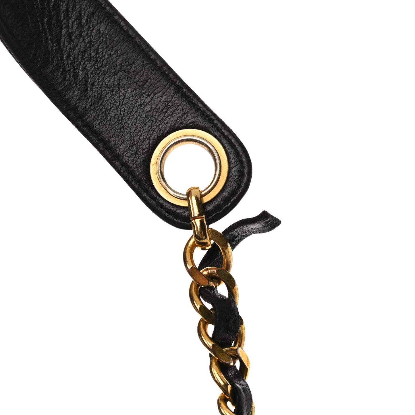 Lambskin CC Shoulder Bag Black