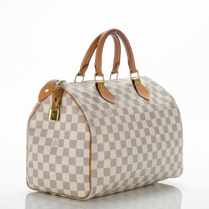 Louis Vuitton Damier Azur Speedy 30 3 of 10
