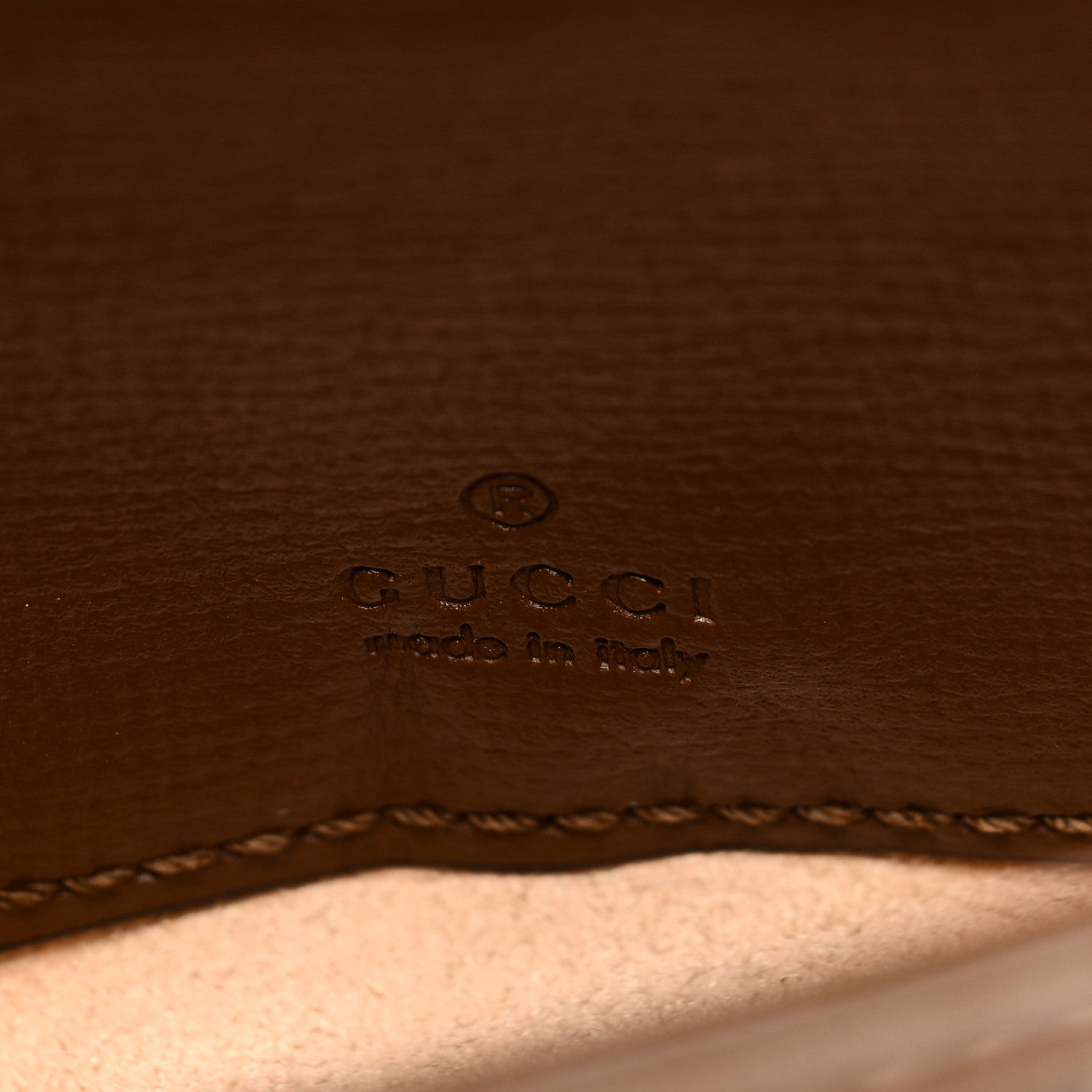 Gucci GG Supreme Monogram Azalea Calfskin Web Horsebit 1955 Wallet On Strap Beige Ebony Brown Sugar 6 of 9