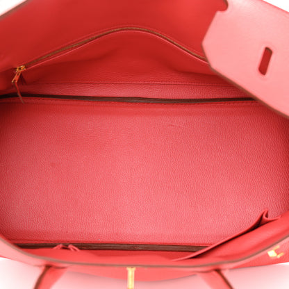 Hermes Taurillon Clemence JPG Shoulder Birkin II 42 Bougainvillea 5 of 10