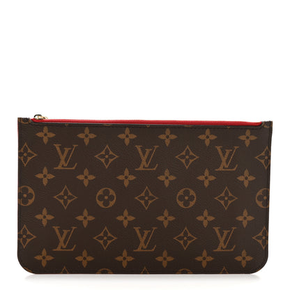 Louis Vuitton Monogram Neverfull MM GM Pochette Cherry 1 of 9